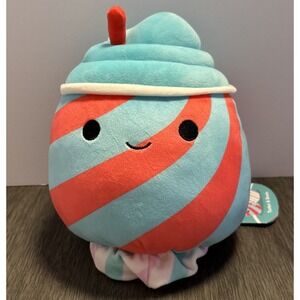 New FLIP A MALLOWS Squishmallows 7" Tucker‎ & Bevin Soft Plush Slushie/Snow Cone